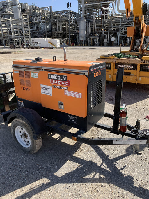 2021 Lincoln Electric Vantage 322 Vantage 322 Ready Pak 3 w/ Decals, ORANGE (includes trailer, cable rack, fender light kit) NO Telematics