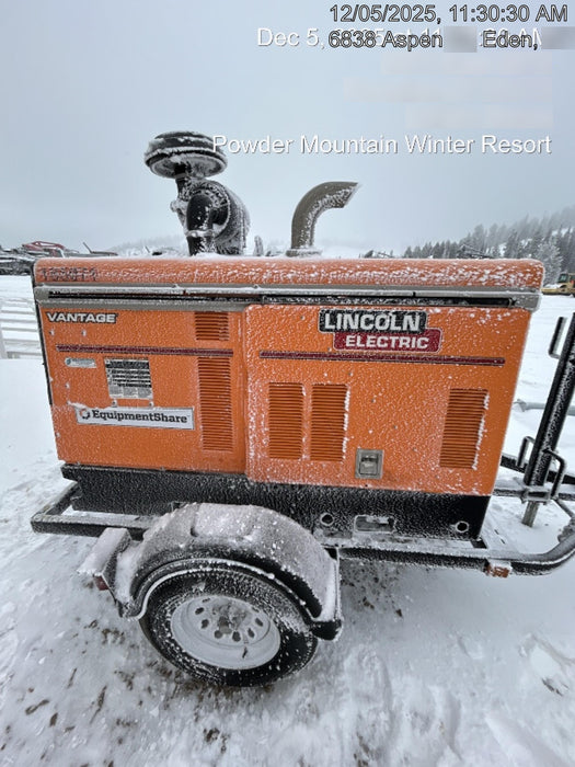 2021 Lincoln Electric Vantage 549X Ready Pak 3, ORANGE (includes trailer, cable rack, fender light kit)