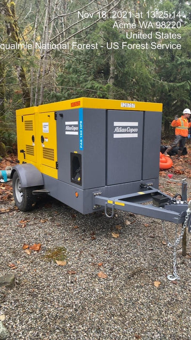 2021 ATLAS COPCO PAS 100 HF CS Enclosed