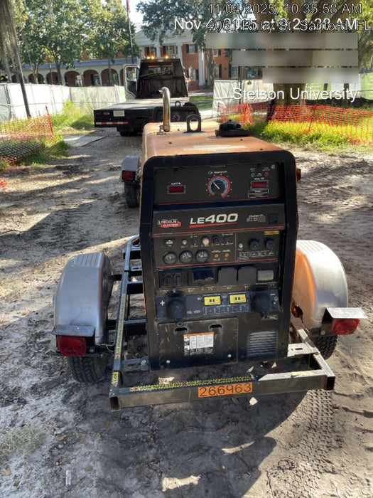 2022 Lincoln Electric LE400 Kubota V1505, Trlr, Cable Rack, Light Kit, ES Decals, T3