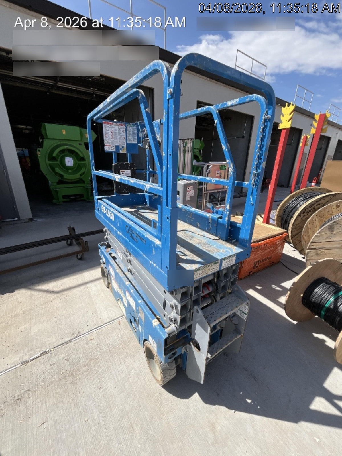 2020 Genie GS-1930 Fixed rails with chain entry gate - Pre A92.20
