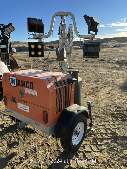 2024 Wanco WLTT-4MM4K Diesel, Deep Sea Controller, Shore Power Plug, Auto Start, (4) 350W LED Floodlights, 4kW Generator, 60 Gal Fuel Tank, 2" Ball, T3