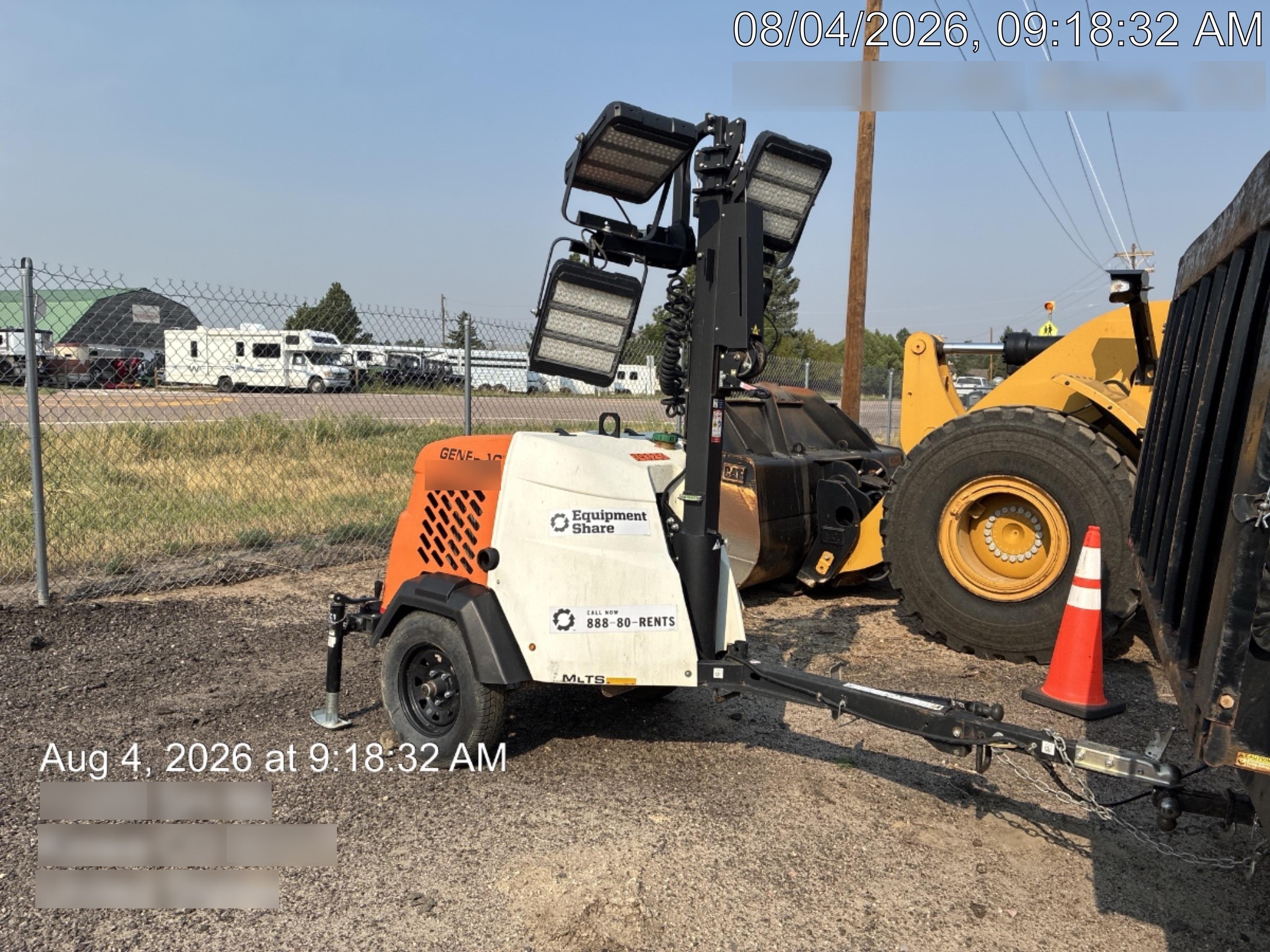2024 Generac MLT2 Diesel, Flex Switch 120V Input, Powerzone Controller, 
(4) 320W LED Lights, 4kW Generator, 39.9 Gal Fuel Tank, 2" Ball, T3