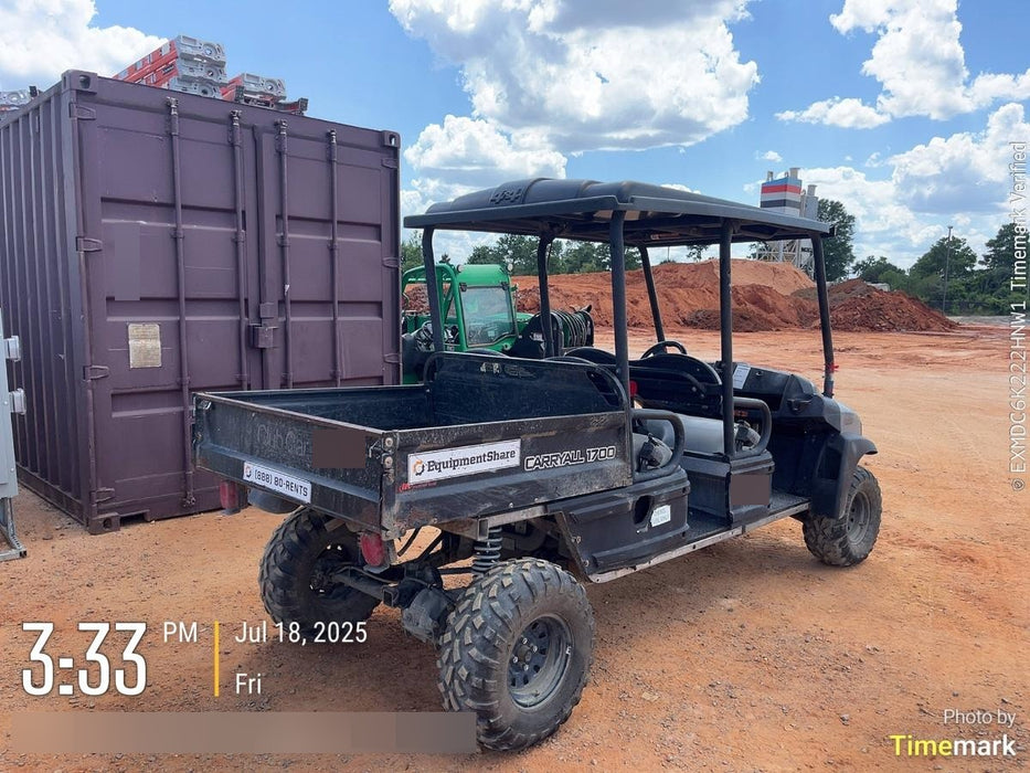 2019 Club Car CA1700D Diesel, 4-Seat, ROPS, AWD w/None