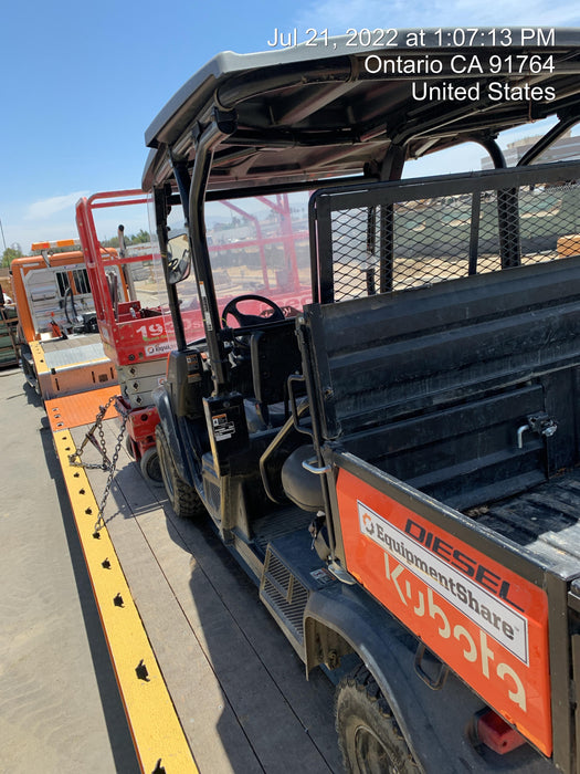 2022 Kubota RTV-X1140W-H Plastic Canopy, Windshield Acrylic Clear, LED Strobe Light, Wire Harness Kit, Back up Alarm