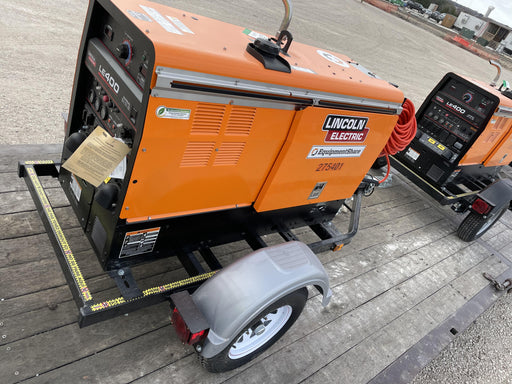 2022 Lincoln Electric LE400 Kubota V1505, Trlr, Cable Rack, Light Kit, ES Decals, T3