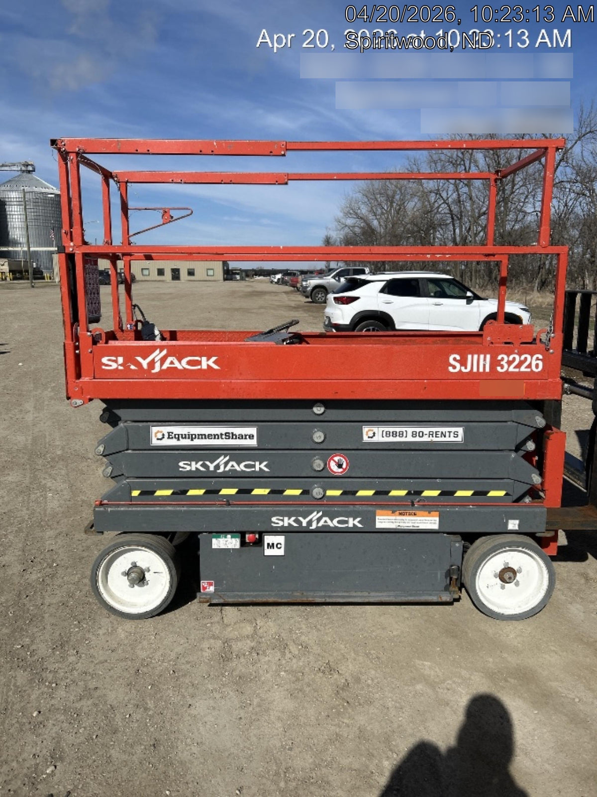 2017 Skyjack SJIII-3226 Standard Rental Specs