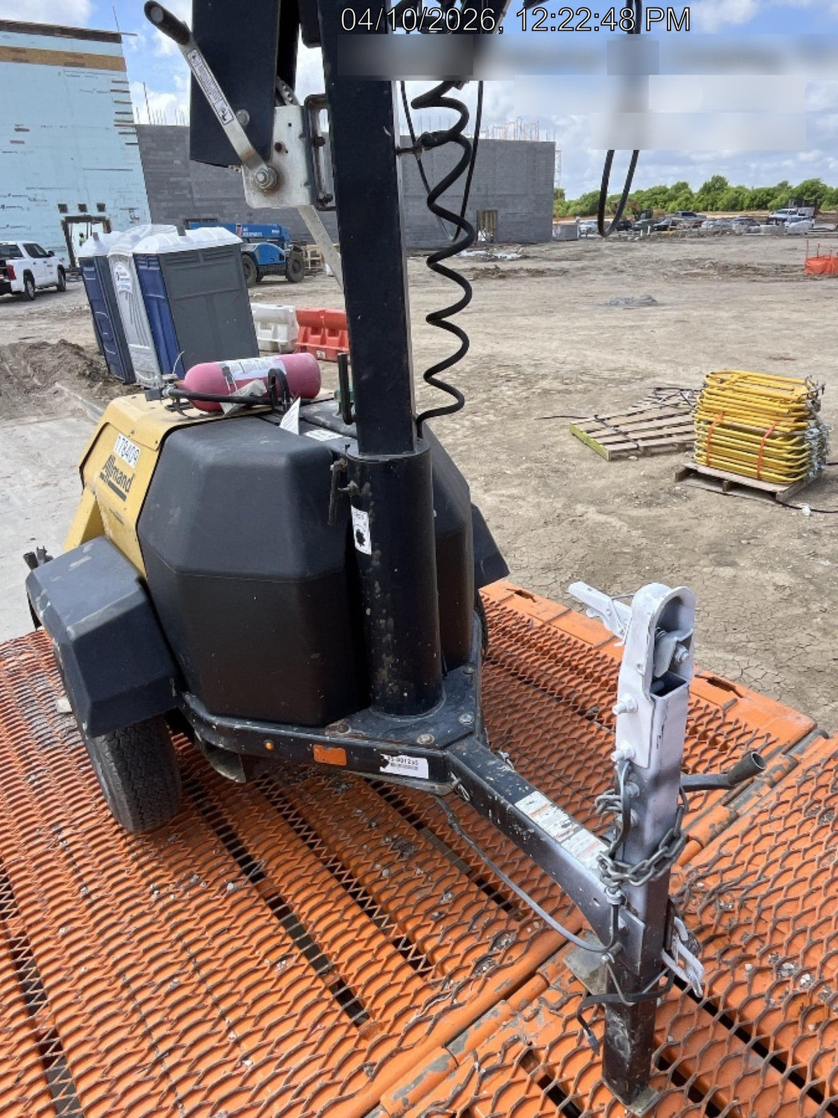Allmand NLV3GR 3kW Light Plant - LED