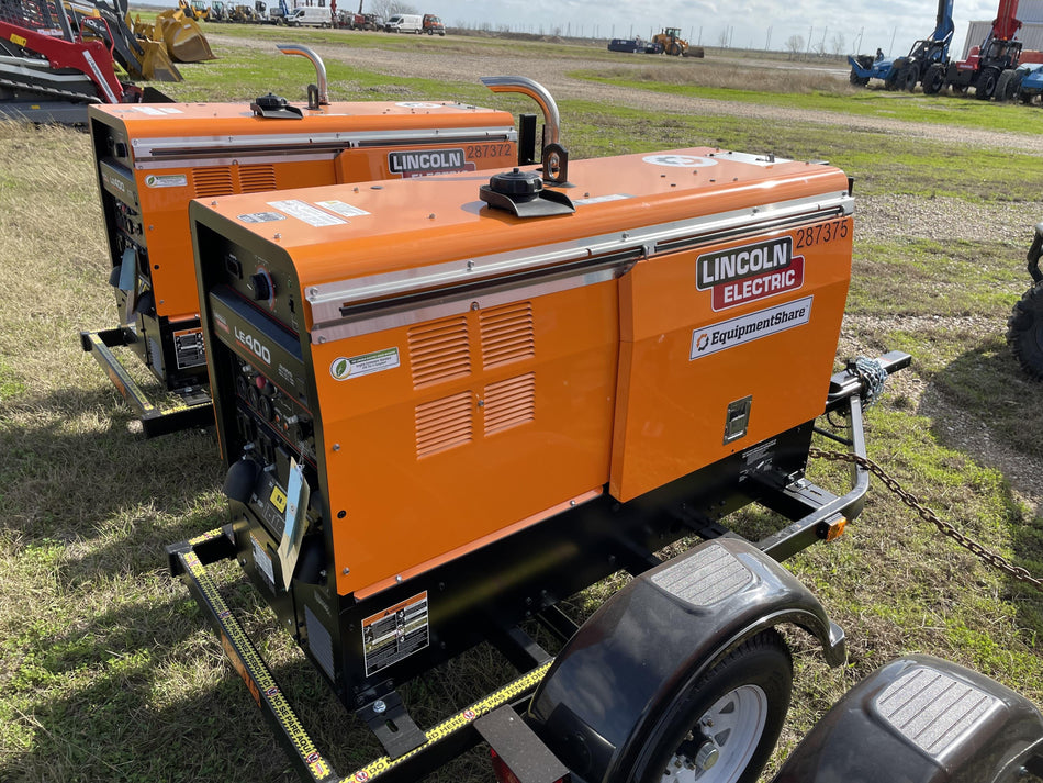 2022 Lincoln Electric LE400 Kubota V1505, Trlr, Cable Rack, Light Kit, ES Decals, T3