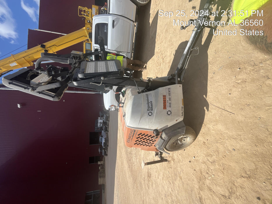 2023 Generac MLT2 Diesel, Flex Switch 120V Input, Powerzone Controller, 
(4) 320W LED Lights, 4kW Generator, 39.9 Gal Fuel Tank, 2" Ball, T3