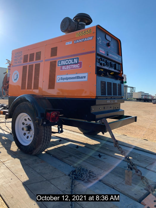 2021 Lincoln Electric Vantage 549X Ready Pak 3, ORANGE (includes trailer, cable rack, fender light kit)