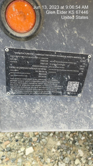 2022 ATLAS COPCO XAS188 CWK