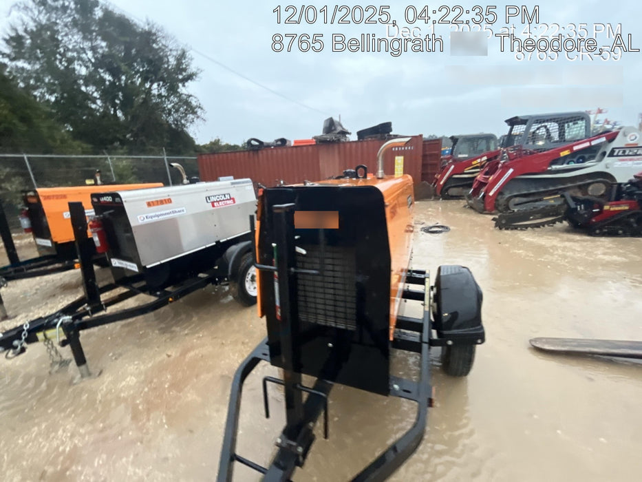 2021 Lincoln Electric Vantage 322 Vantage 322 Ready Pak 3 w/ Decals, ORANGE (includes trailer, cable rack, fender light kit) NO Telematics