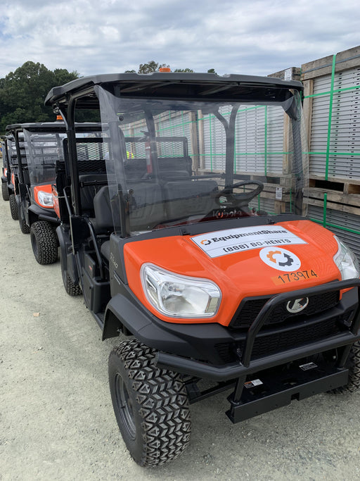2021 Kubota RTV-X1140W-H Plastic Canopy, Windshield Acrylic Clear, LED Strobe Light, Wire Harness Kit, Back up Alarm