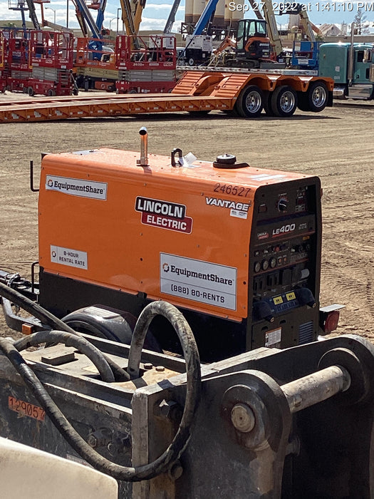 2022 Lincoln Electric LE400 Kubota V1505, Trlr, Cable Rack, Light Kit, ES Decals, T3