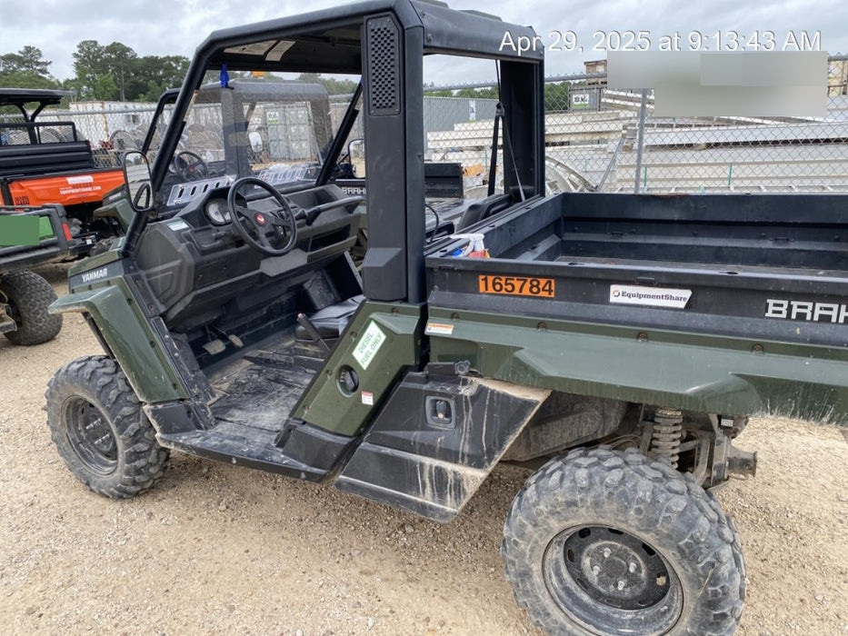 2021 Yanmar YU1000 Canopy, Steel Wheel, Poly WindShield, Beacon, Backup Alarm