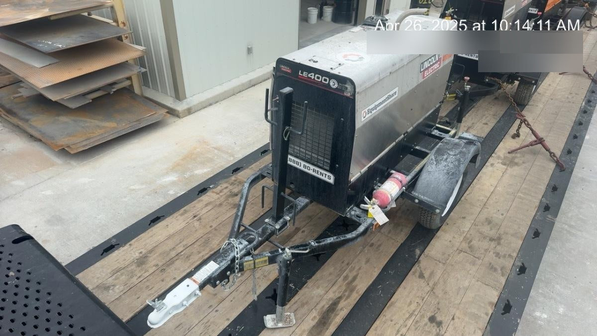 2024 Lincoln Electric LE400 Kubota V1505, Trlr, Cable Rack, Light Kit, ES Decals, T3