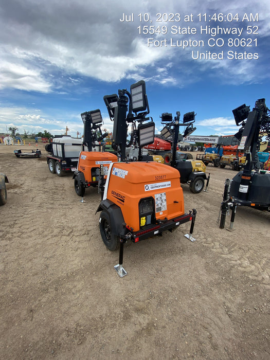 2023 Generac MLT2 Diesel, Flex Switch 120V Input, Powerzone Controller, (4) 320W LED Lights, 4kW Generator, 39.9 Gal Fuel Tank, 2" Ball, T3