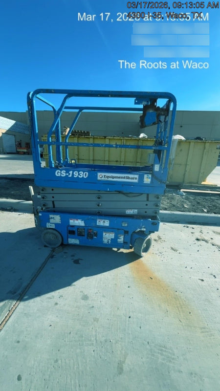 2019 Genie GS-1930 Fixed rails with chain Entry
