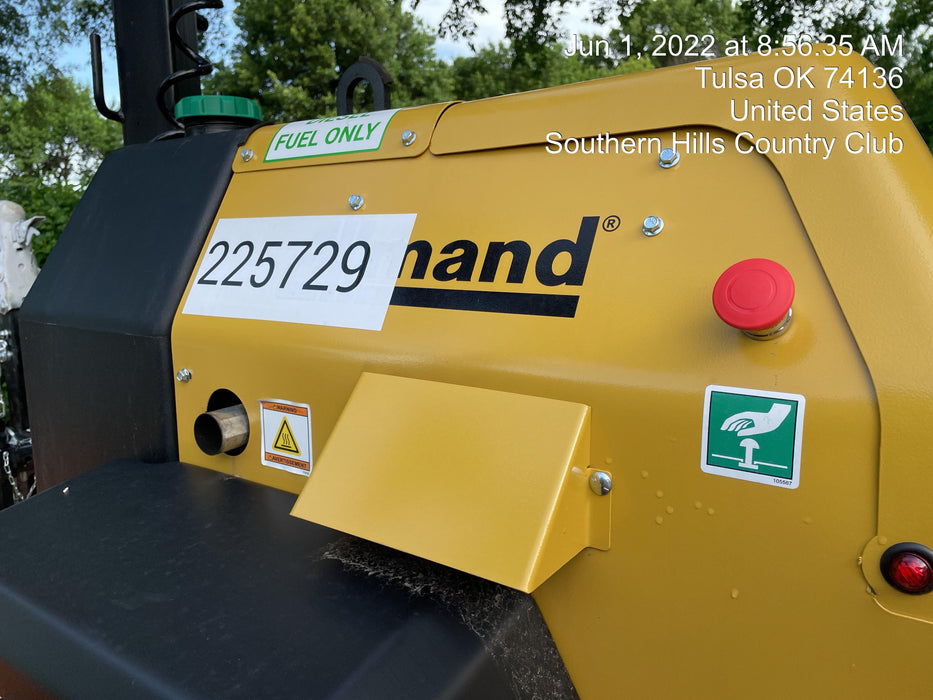 2022 Allmand NLV3GR (4) LED Light Fixture 350W, 23' Vertical Mast, 3kW Prime, Towable, Deep Sea L401, Leveling Jacks, Yanmar T4F 5.8hp