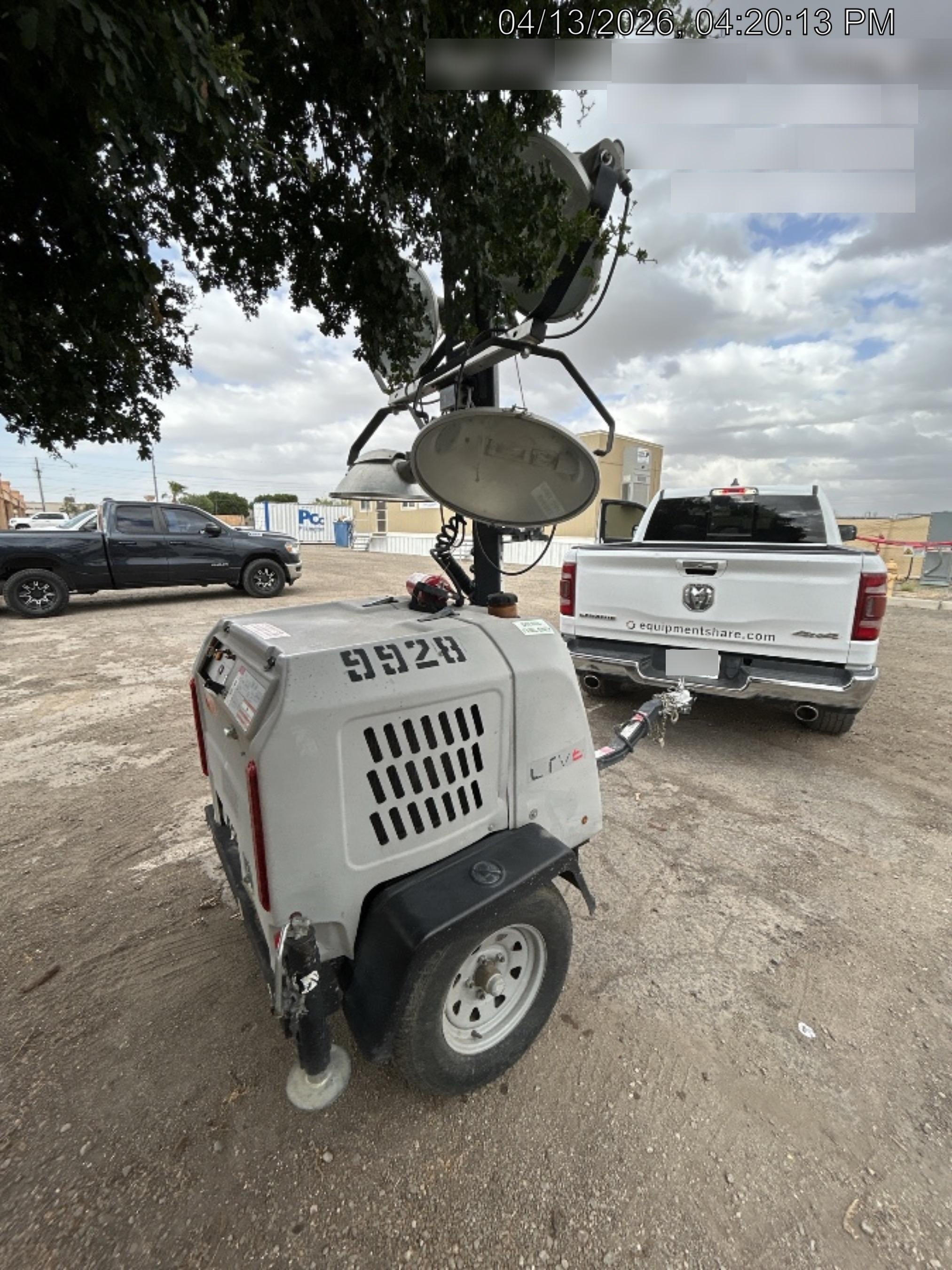 Wacker Neuson LTV6K-MH Wacker Neuson LTV6K Towable Light Tower