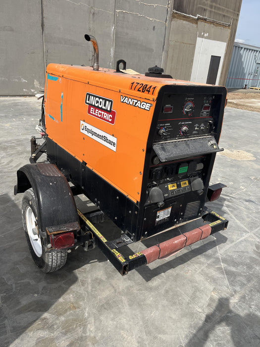 2021 Lincoln Electric Vantage 322 Vantage 322 Ready Pak 3 w/ Decals, ORANGE (includes trailer, cable rack, fender light kit) NO Telematics