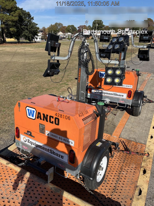 2024 Wanco WLTT-4MM4K Diesel, Deep Sea Controller, Shore Power Plug, Auto Start, (4) 350W LED Floodlights, 4kW Generator, 60 Gal Fuel Tank, 2" Ball, T3