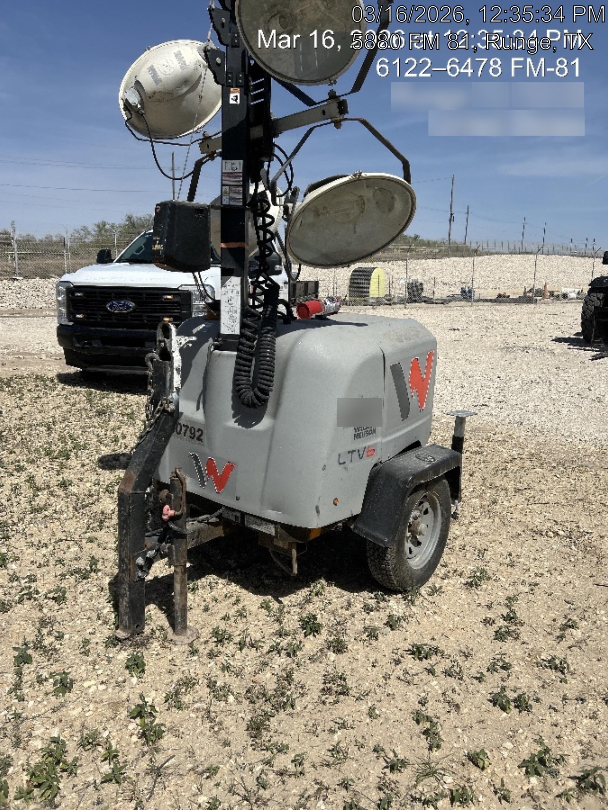 Wacker Neuson LTV6K-MH Power mast, 1100W MH
