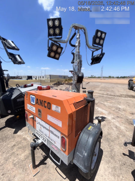 2024 Wanco WLTT-4MM4K Diesel, Deep Sea Controller, Shore Power Plug, Auto Start, (4) 350W LED Floodlights, 4kW Generator, 60 Gal Fuel Tank, 2" Ball, T3