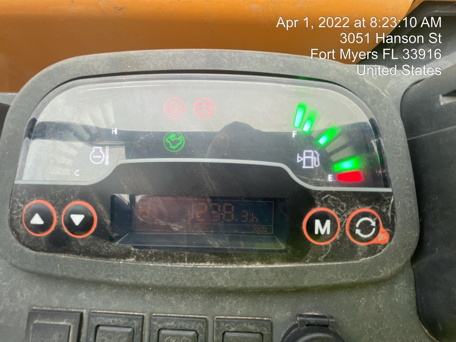 2018 Case CX37C ROPS, LONG ARM, RUBBER TRACKS, AUX HYD