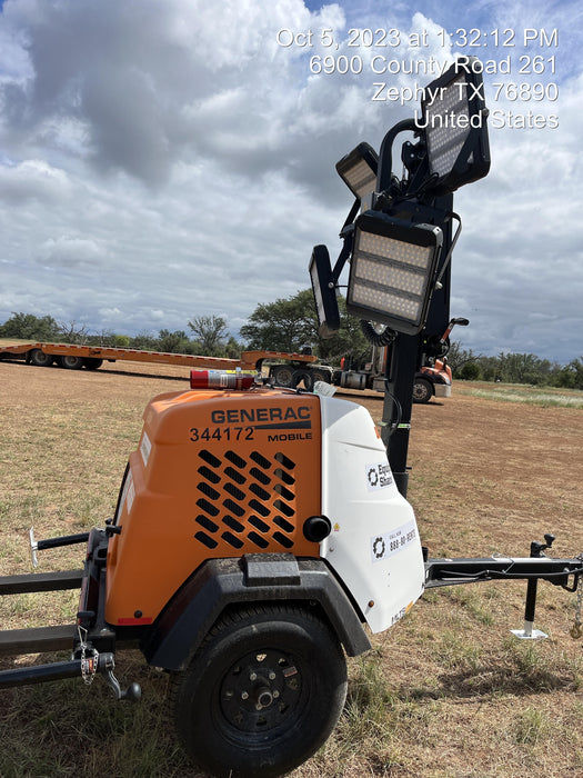 2023 Generac MLT2 Diesel, Flex Switch 120V Input, Powerzone Controller, (4) 320W LED Lights, 4kW Generator, 39.9 Gal Fuel Tank, 2" Ball, T3