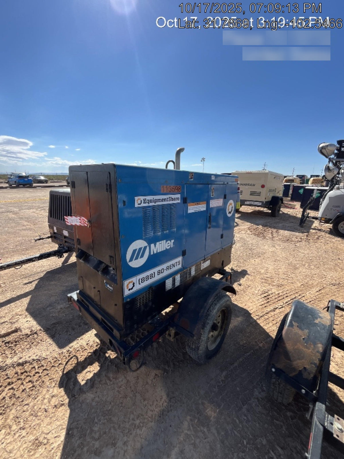 2020 Miller Electric BB500 BIG BLUE 500 PRO (KUBOTA) DELUXE W/ ARCREACH
