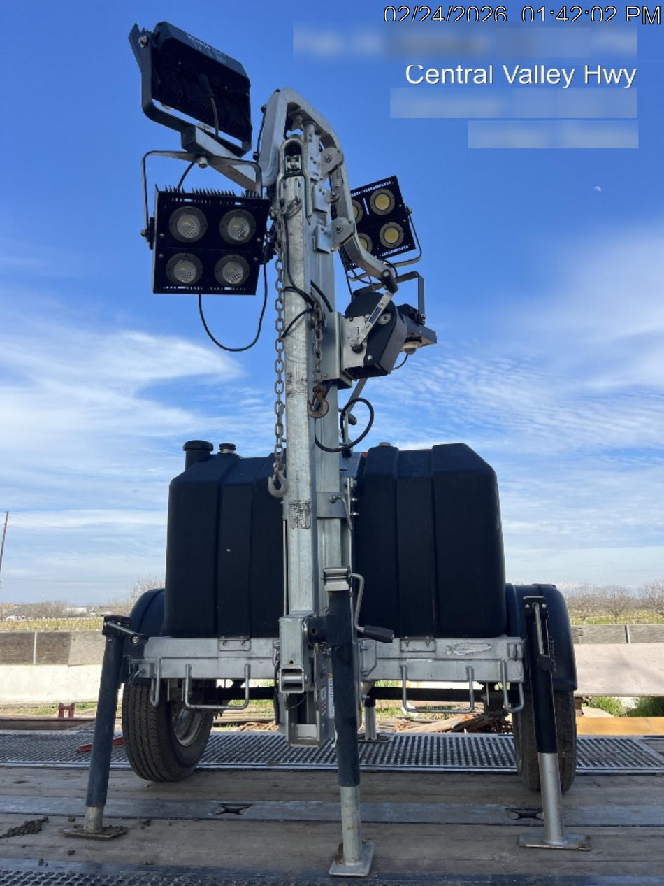 2024 Wanco WLTT-4MM4K Diesel, Deep Sea Controller, Shore Power Plug, Auto Start, (4) 350W LED Floodlights, 4kW Generator, 60 Gal Fuel Tank, 2" Ball, T3