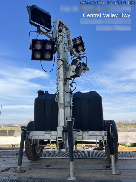2024 Wanco WLTT-4MM4K Diesel, Deep Sea Controller, Shore Power Plug, Auto Start, (4) 350W LED Floodlights, 4kW Generator, 60 Gal Fuel Tank, 2" Ball, T3
