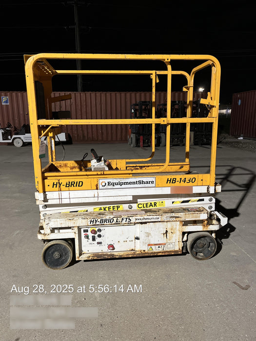 2016 Custom Equipment HB-1430 Standard Rental Specs