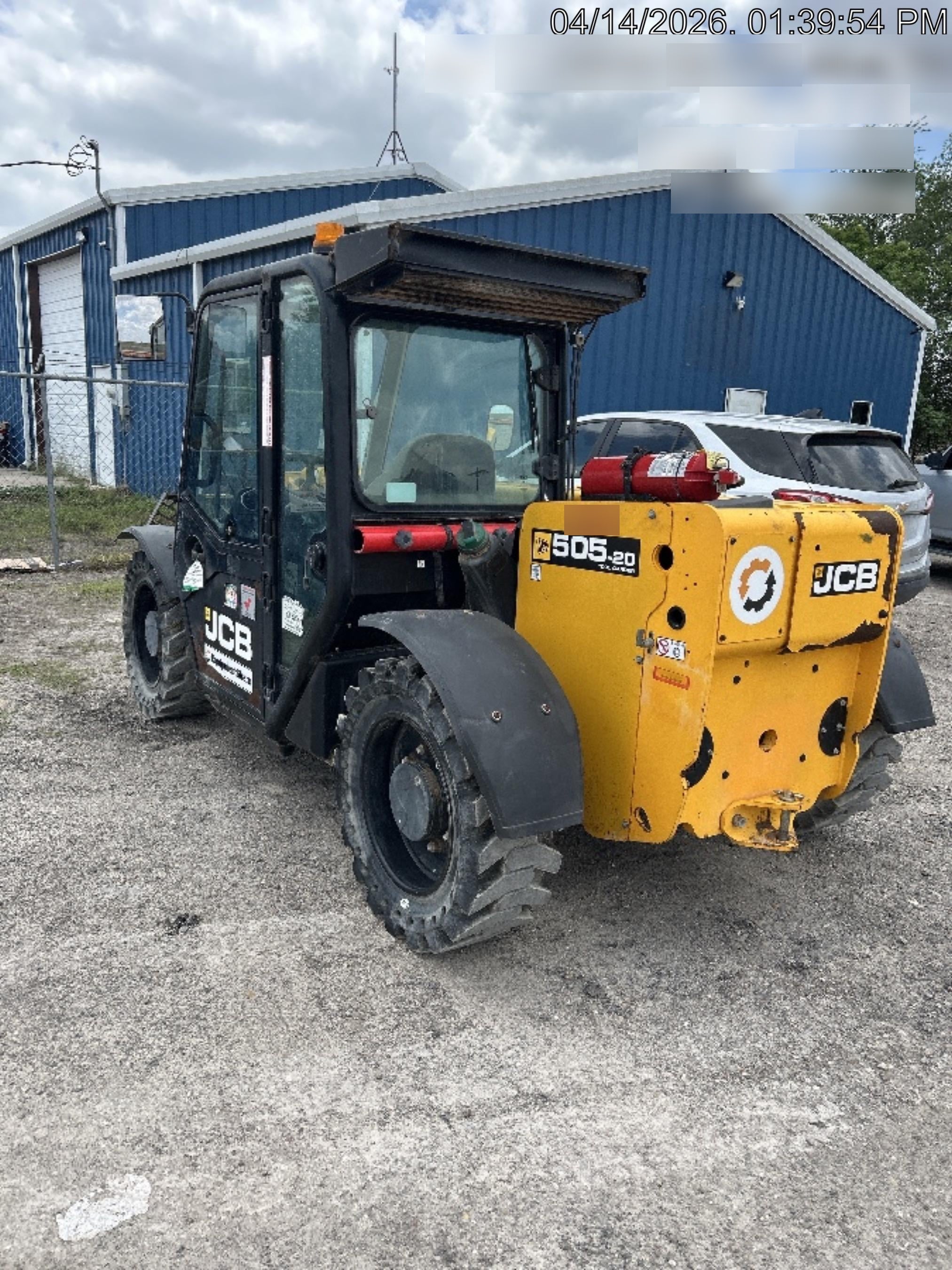 2020 JCB 505-20TC Cab/Heat/Air, Solid Tires, Work Lights, Beacon, Aux Hydraulics, Back up Alarm, ES Decals