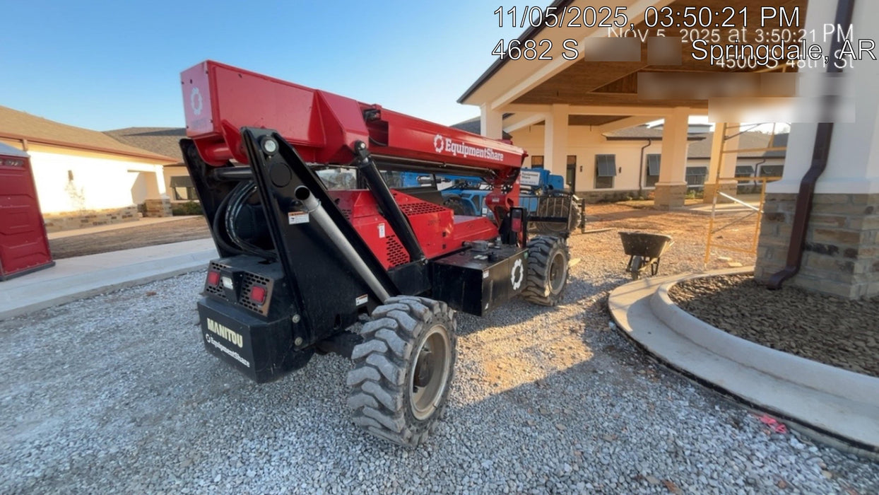 2018 Genie GTH-636 Genie GTH-636 w/Open ROPS, Work Lights, Solid Tires, RH Cab Mesh, Beacon, 48" Carriage and Forks