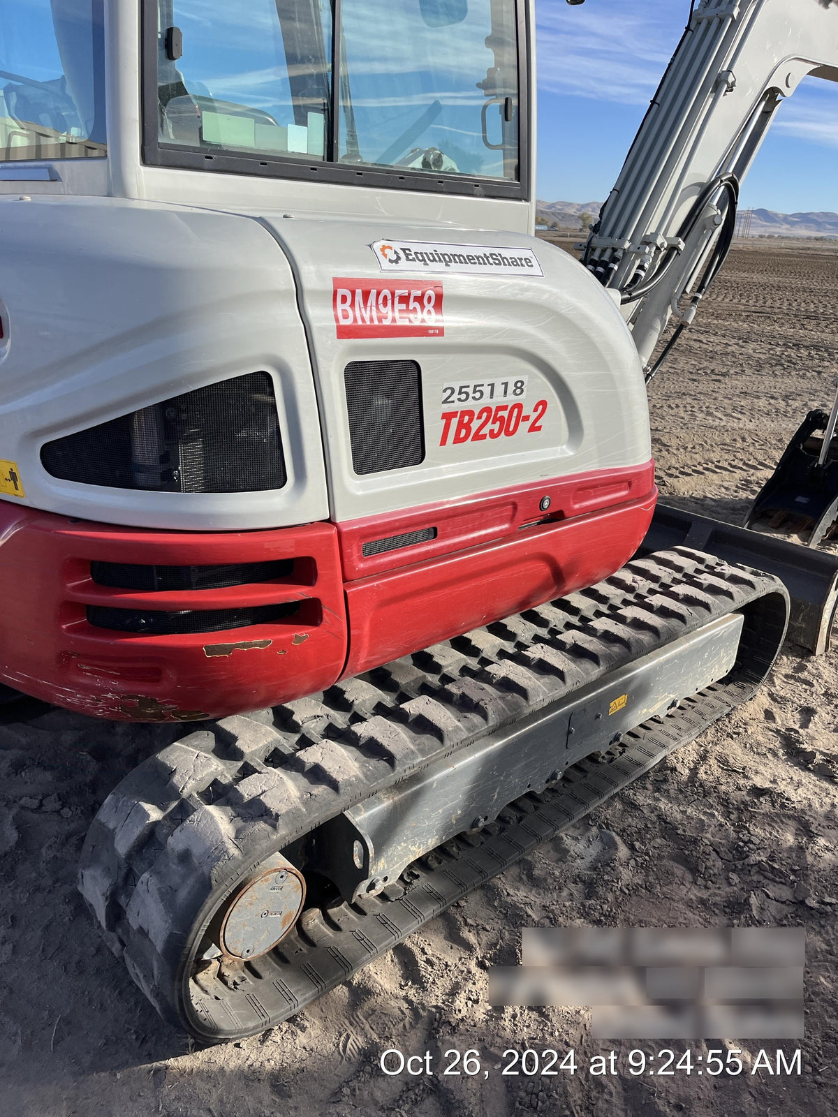 2022 TAKEUCHI TB250-2CR