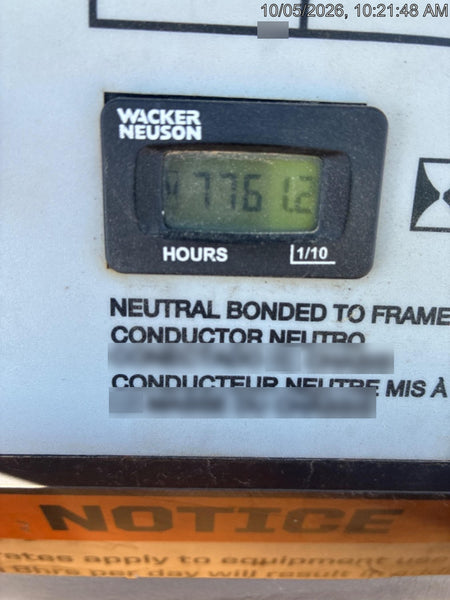 2019 Wacker Neuson LTV6L-MH Wacker Neuson LTV6L Mobile Light Tower w/Fuel Level Sensor Installed