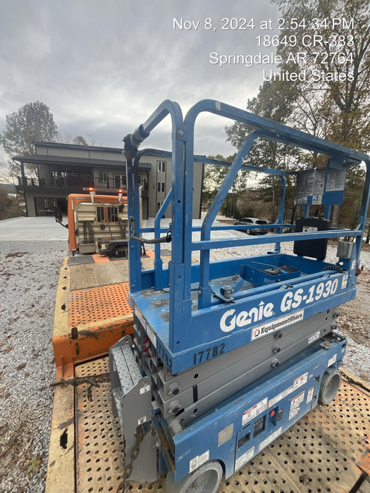 2018 Genie GS-1930 Genie GS-1930 w/Fixed Rail, Chain Entry
