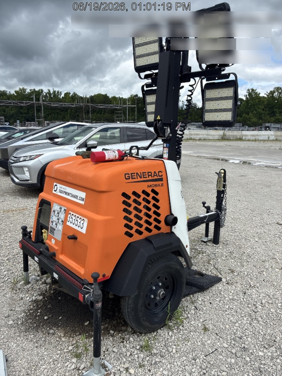 2023 Generac MLT2 Diesel, Flex Switch 120V Input, Powerzone Controller, (4) 320W LED Lights, 4kW Generator, 39.9 Gal Fuel Tank, 2" Ball, T3