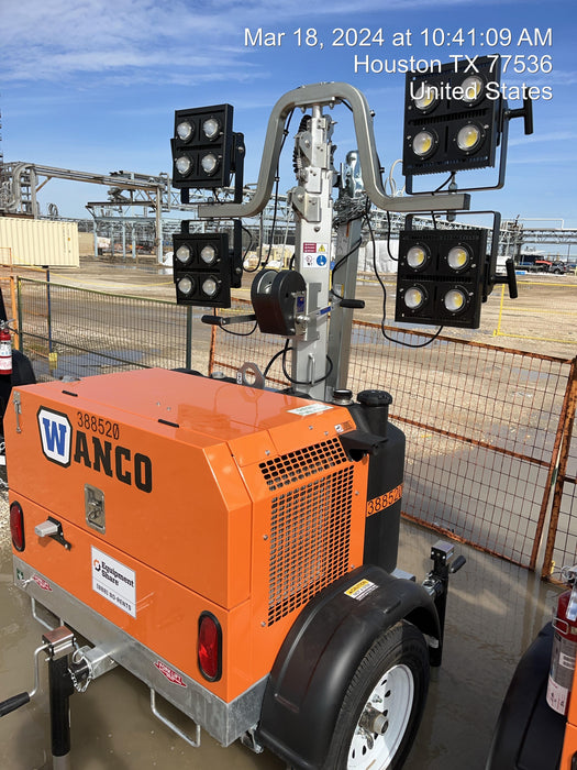 2024 Wanco WLTT-4MM4K Diesel, Deep Sea Controller, Shore Power Plug, Auto Start, (4) 350W LED Floodlights, 4kW Generator, 60 Gal Fuel Tank, 2" Ball, T3