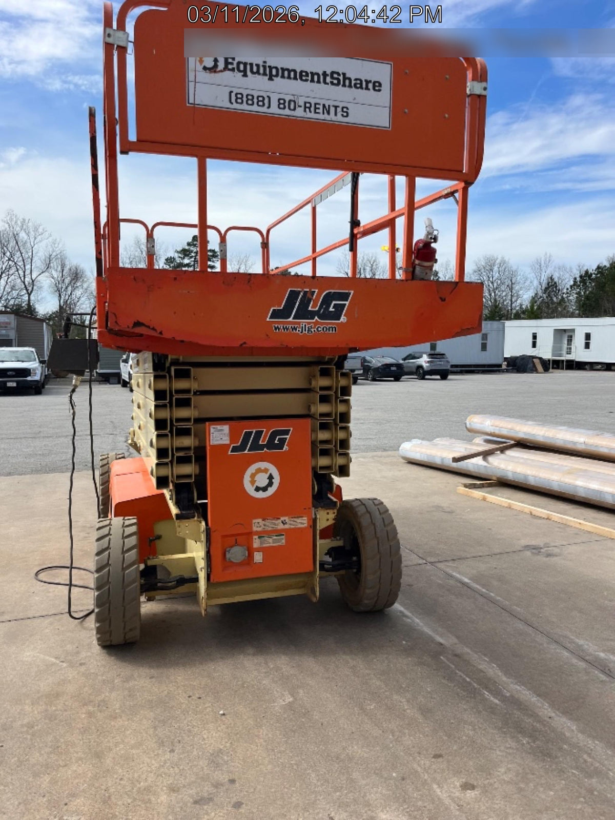 2019 JLG 4069LE Solid Non Marking Tires, Rotating Beacon