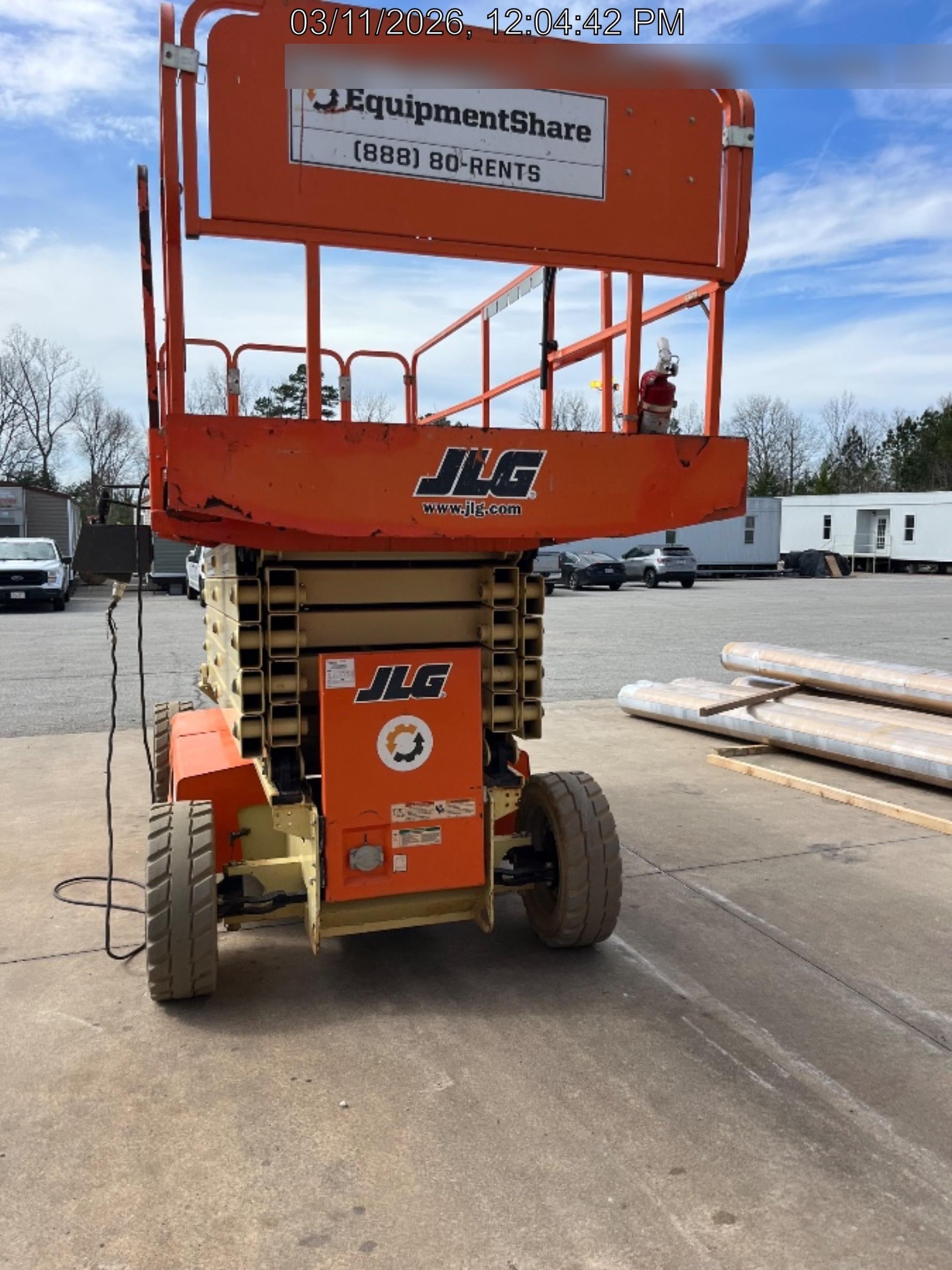 2019 JLG 4069LE Solid Non Marking Tires, Rotating Beacon