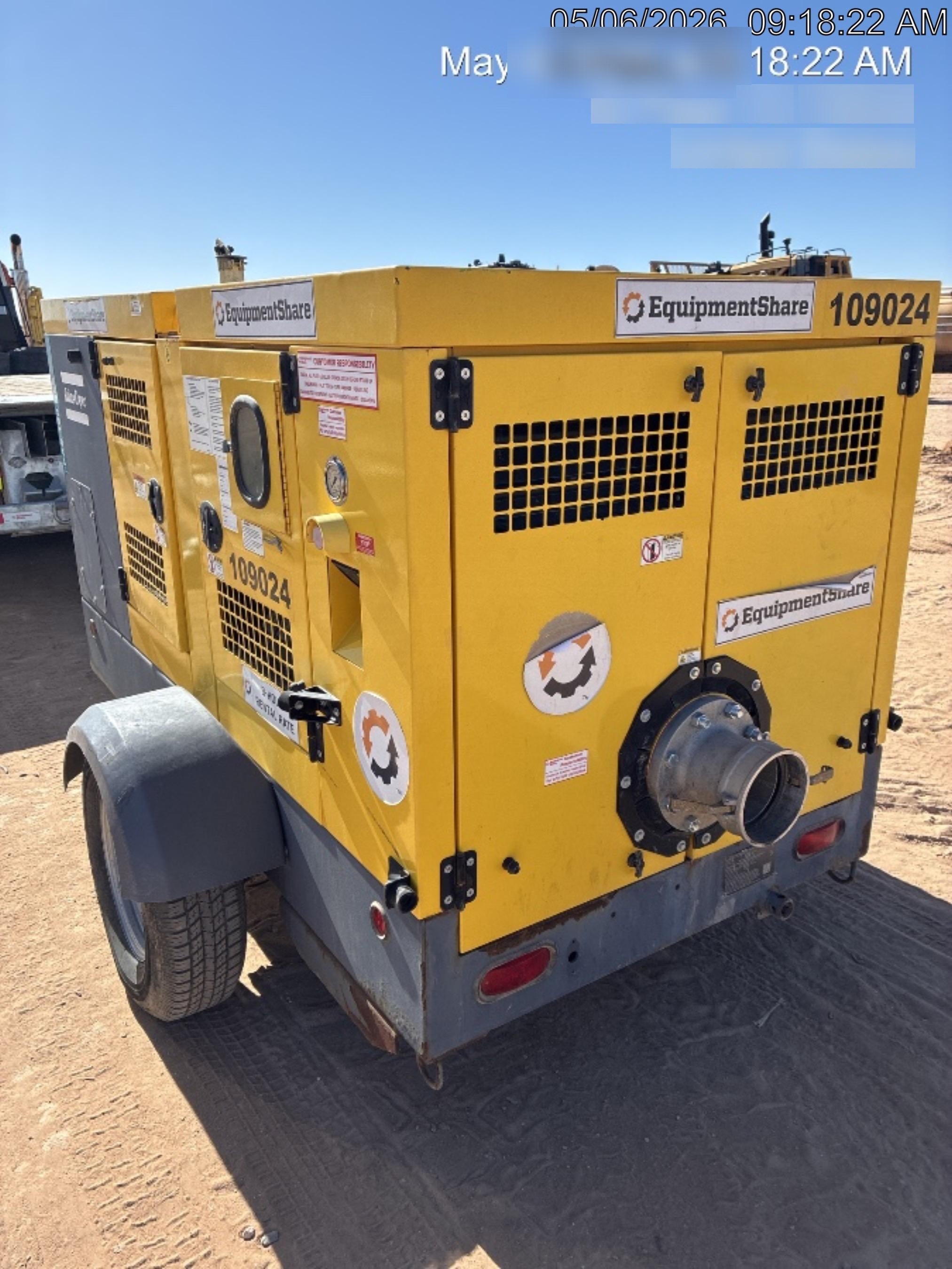 2020 ATLAS COPCO PAS 150 HF CS Enclosed
