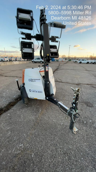 2023 Generac MLT2 Diesel, Flex Switch 120V Input, Powerzone Controller, (4) 320W LED Lights, 4kW Generator, 39.9 Gal Fuel Tank, 2" Ball, T3