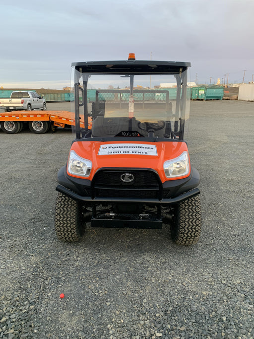 2021 Kubota RTV-X1140W-H Plastic Canopy, Windshield Acrylic Clear, LED Strobe Light, Wire Harness Kit, Back up Alarm