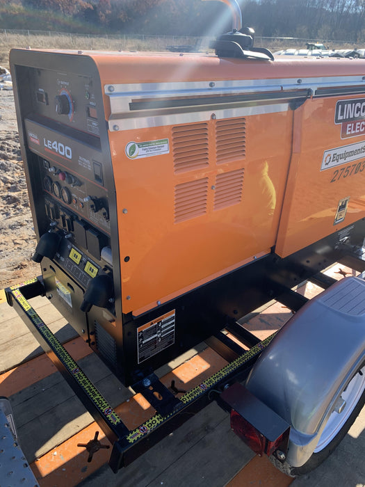 2022 Lincoln Electric LE400 Kubota V1505, Trlr, Cable Rack, Light Kit, ES Decals, T3