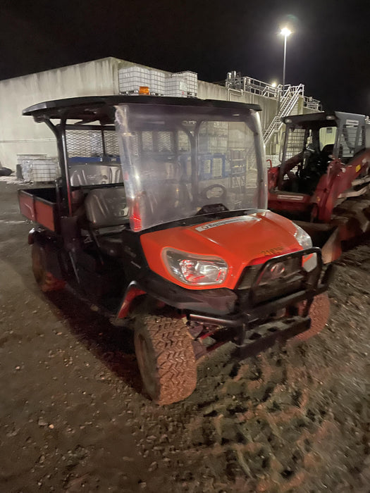 2022 Kubota RTV-X1140W-H Plastic Canopy, Windshield Acrylic Clear, LED Strobe Light, Wire Harness Kit, Back up Alarm