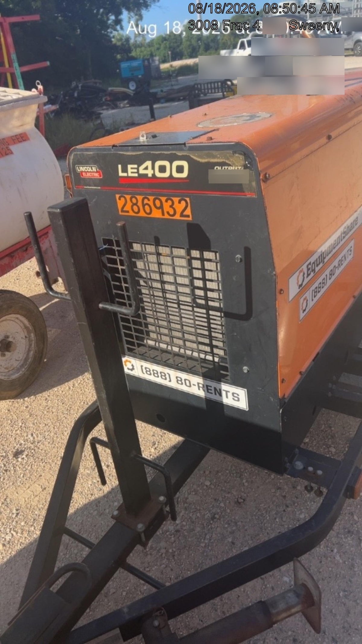 2022 Lincoln Electric LE400 Kubota V1505, Trlr, Cable Rack, Light Kit, ES Decals, T3